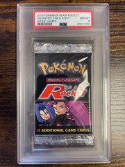 2000 Pokemon Team Rocket Unlimited Jessie James Booster Pack PSA 8 91871458